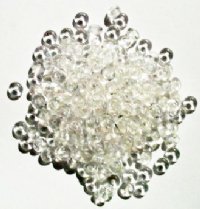 200 2x4mm Transparent Clear Rondelle Beads